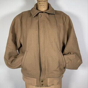 Vintage Made in USA Woolrich Virgin Wool Bomber Jacket